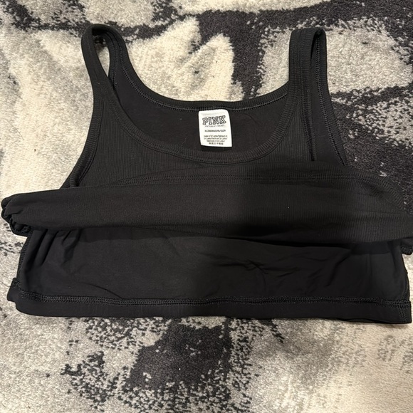 Two Victoria Secret Pink Halter Tank Bras size XL - Picture 4 of 6